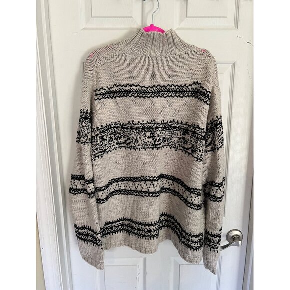 Sundance Knit Quarter Zip Long Sleeve Pullover Wool Sweater Men's Large - Picture 5 of 7